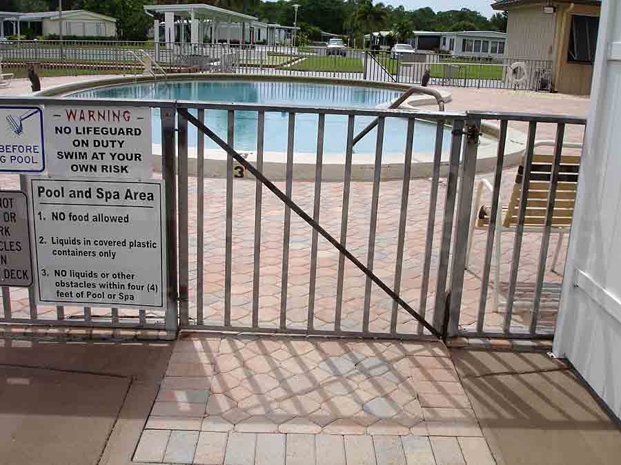 MARCO SHORES ESTATES Pool Gate